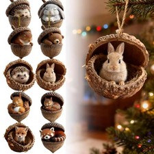 Forests Animal Acorn Ornaments, Forests Christmas Ornaments HO T
