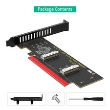 Dual MCIO to PCIe 5.0 X16 Adapter Converter Card