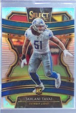 2019 Select Jahlani Tavai Silver Prizm RC #69 Lions