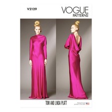 Vogue Schnittmuster V2129 - Kleid - Abendklei...