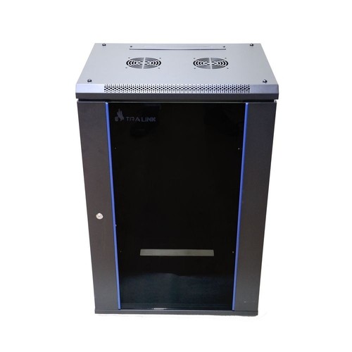5903148914367 Rack cabinet 18U 600x450mm black hanging Extralink - 第 3/10 張圖片