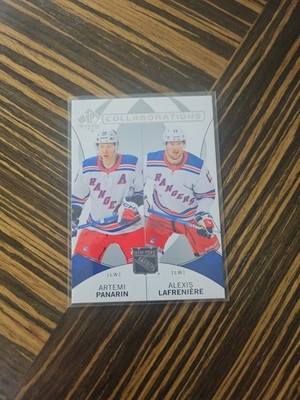 2024-25 SP Authentic Collaborations Blue Artemi Panarin / Alexis Lafreniere #C-6