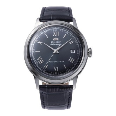 Herrenuhr Automatik ORIENT BABY CLASSIC RA-AC0024L30B Leder Blau