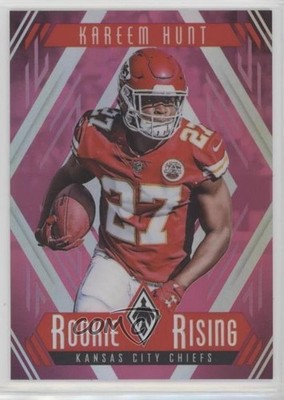 2017 Panini Phoenix Rookie Rising Pink 3/199 Kareem Hunt #RR-25 RC b9e