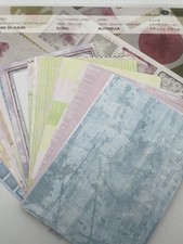 CREATIVE MEMORIES Milestones album Kit PINK BLUE Photo mats Blush Blooms sticker