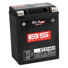 BS Battery BTX14AH SLA MAX 13.7Ah 12V Powersport Motorcycle Batteria 300863