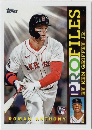 2026 Topps Series 1 - Roman Anthony PROFILES Insert Rookie RC Red Sox #TP-23