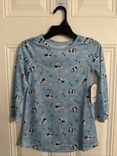 Wonder Nation Girls Long Sleeve Sleep Gown Size XS 4-5 