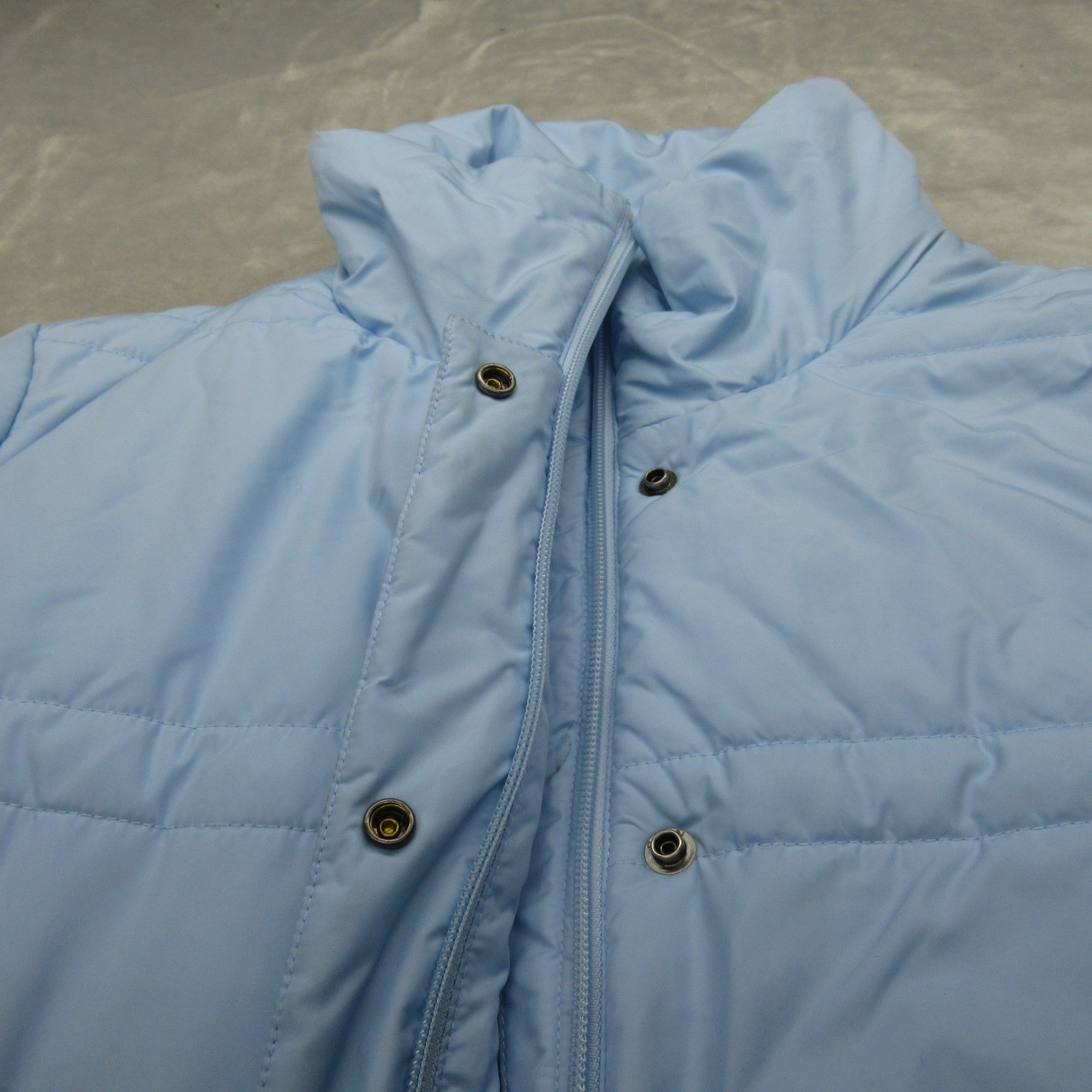 Pendleton Jacket Womens Medium Light Blue Puffer … - image 6