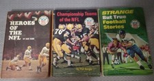 LOT/3 VINTAGE 1960s NFL BOOKS FROM THE PUNT PASS AND KICK LIBRARY - TAKE A LOOK!