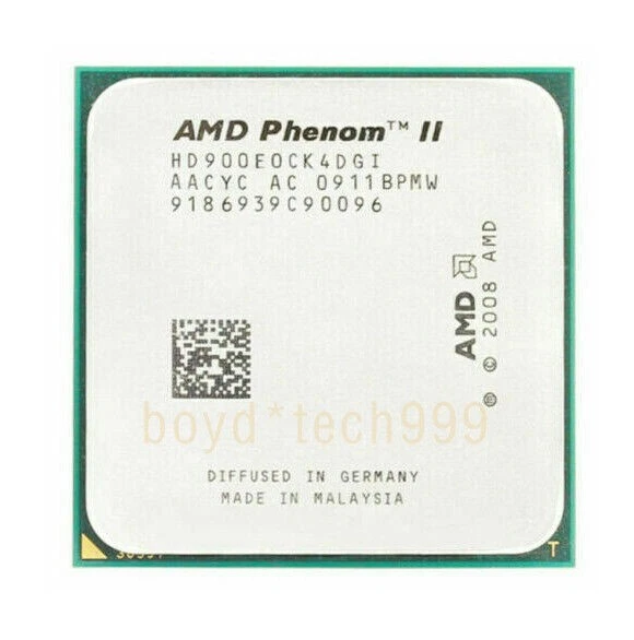 AMD Athlon II X4-600E X4-605E X4-610E X4-615E 900E 905E CPU Socket AM3 Processor - Image 2 of 4