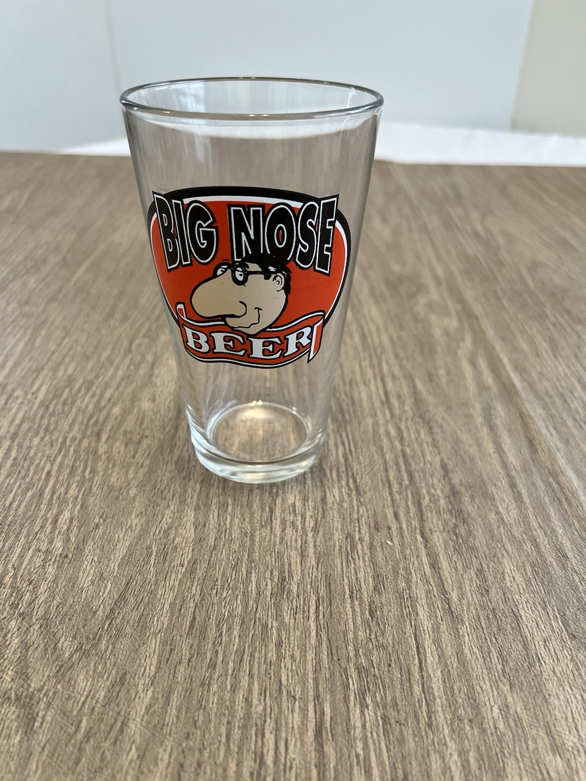 Rare Big Nose Red Ale 16oz Pint Glass, Denver CO, Rare & Highly Collectible