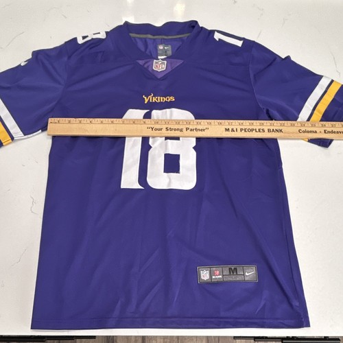 Nike Minnesota Vikings Justin Jefferson #18 NFL Purple Football Jersey Men's M