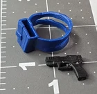 G.I. Joe Classified custom fodder 1/12 Scale LEFT leg holster and gun accessory