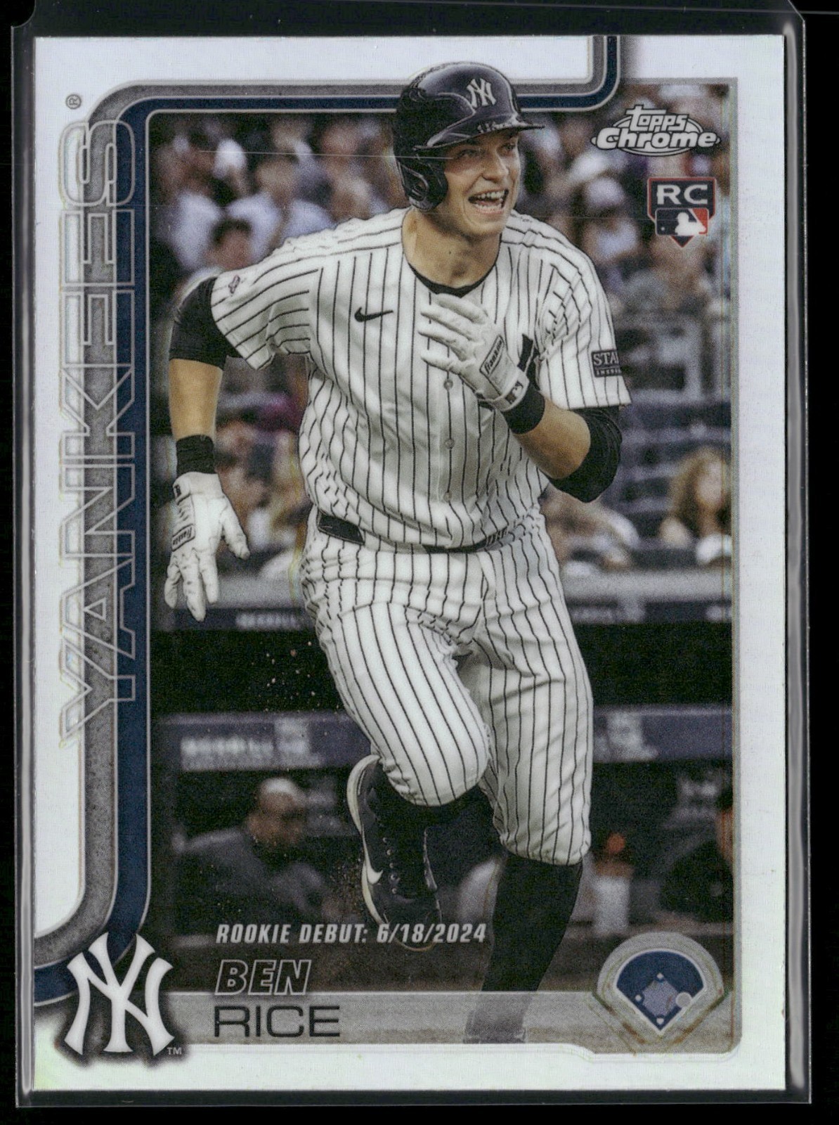2025 Topps Chrome Update BEN RICE RC #USC138 Refractor YANKEES