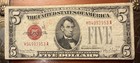 1928 $5 United States Note Banknote Lincoln Portrait Circulated Uncertified — photo 1