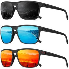 Polarized Sunglasses Men, Mens Sunglasses Polarized UV protection Lightweight...