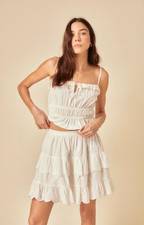 Nobody's Child Womens White Mini Skirt RRP £55