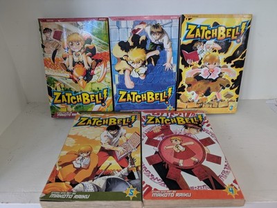 Zatch Bell Makoto Raiku VIZ Media Manga vol 1-5 English