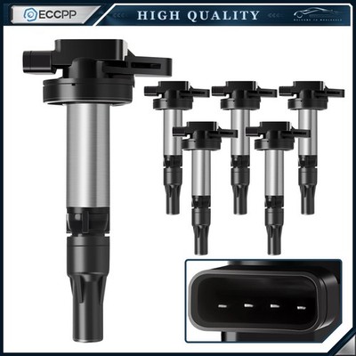 ECCPP 6 Ignition Coils For 4.2L V8 Jaguar S-Type Super Vanden Plas XF XJ8 XJR XK