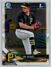 2018 BOWMAN DRAFT #BDC-24 JOE JACQUES CHROME PITTSBURGH PIRATES