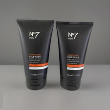 Mens Boots No7 Duo- Face Wash And Face Scrub For Sensitive Skin, Both 150ml
