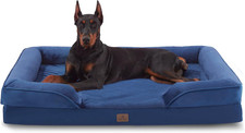 Orthopedic Dog Bed, Waterproof Dog Sofa Bed for Extra Large Dogs, Egg Foam Pet C