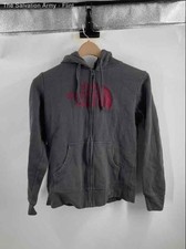 The North Face Womens Black Long Sleeve Full-Zip Hoodie Size Medium