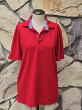 Chick-Fil-A Red Employee Work Polo Shirt Short Sleeve Collar Small 100 OOBE