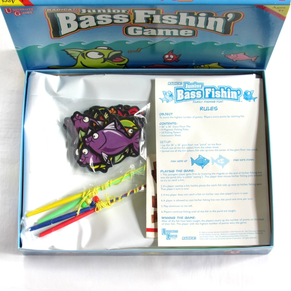 Radica Junior Bass Fishing Board Game 1999 - Image 2 of 4