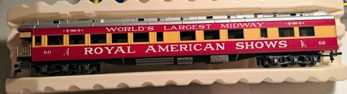 HO - RIVAROSSI ROYAL AMERICAN SHOWS COCHE DE OBSERVACIÓN #60 - Lote 6202 - Nuevo en caja - leer | Zustand: New