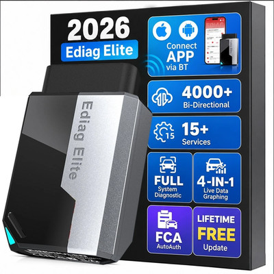 2026 KINGBOLEN EDIAG Elite KFZ OBD2 Diagnosegerät Scanner ALLE System Bluetooth