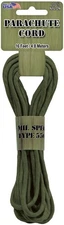 Pepperell PARA-1638 Parachute Cord 4mmx16'-Olive Drab (6Pk)