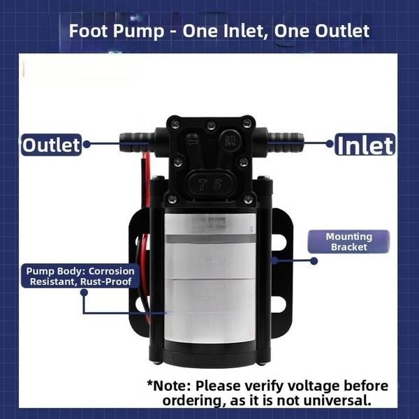 Self Priming Aluminum Electric Pump 12V 24V for Diesel For Fuel Transfer thumbnail 8