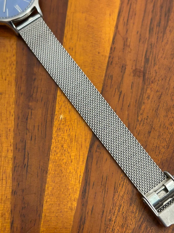 Skagen Watch Women Anita Lille SKW2862 Silver Tone Blue Dial 30mm New Battery - Image 4 of 4