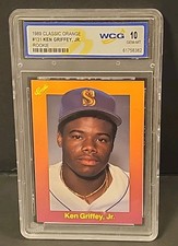 🔥🔥 Ken Griffey Jr 🔥🔥 1989 Classic Update Orange Travel Edition ROOKIE GM MT!