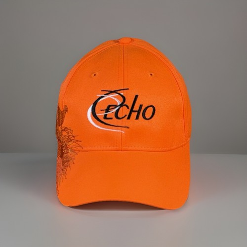 Vintage Echo Hat Cap Outdoor Power Equipment Orange Dri Duck Embroidery Pheasant