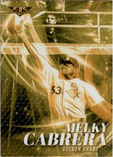 2017 Topps Fire Golden Grabs Gold Minted #GG5 Melky Cabrera - BB