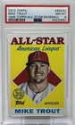 Mike Trout PSA 8 - 2023 Topps 35th Anniversary All-Star ‘1988 Style’ - Angels