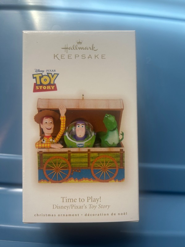 Hallmark Keepsake Disney Toy Story Time To Play Ornament 2009 Original Box