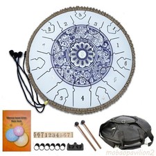 13 Inch Steel Tongue Drum 15 Note D Tone Rav Tank Drum Percussion Instruments