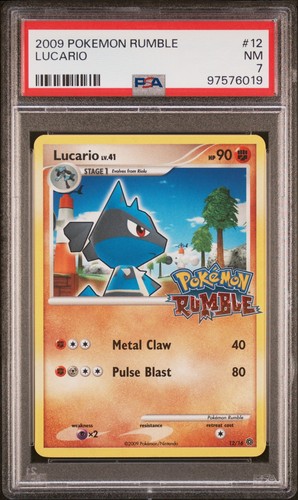 Lucario graded PSA 7 for sale on eBay
