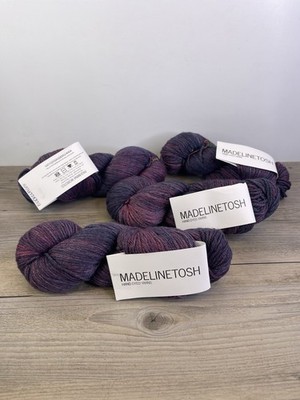 Madelinetosh Pashmina Worsted Yarn Hand-Dyed   4 Skeins Merino / Silk / Cashmere
