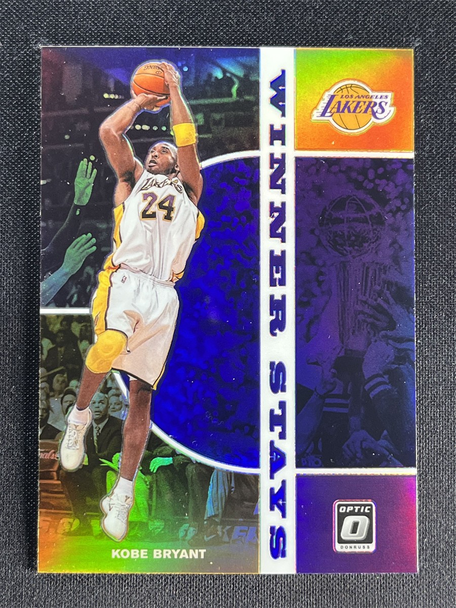 2019-20 Panini Donruss Optic Kobe Bryant #12 Holo Silver Prizm Winner Stays