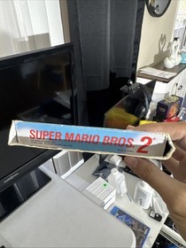 Super Mario Bros. 2 (Nintendo NES, 1988) Game Box and Manual
