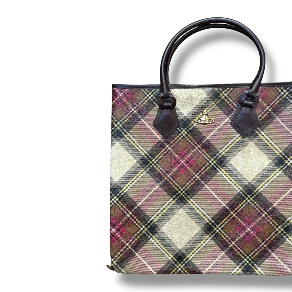 Vivienne Westwood Plaid Tote Bag  - Image 2 of 4