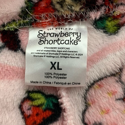 Strawberry Shortcake Shorts Youth Girls XL Soft Loungewear Sleepwear Pink AOP 2” - Picture 5 of 7