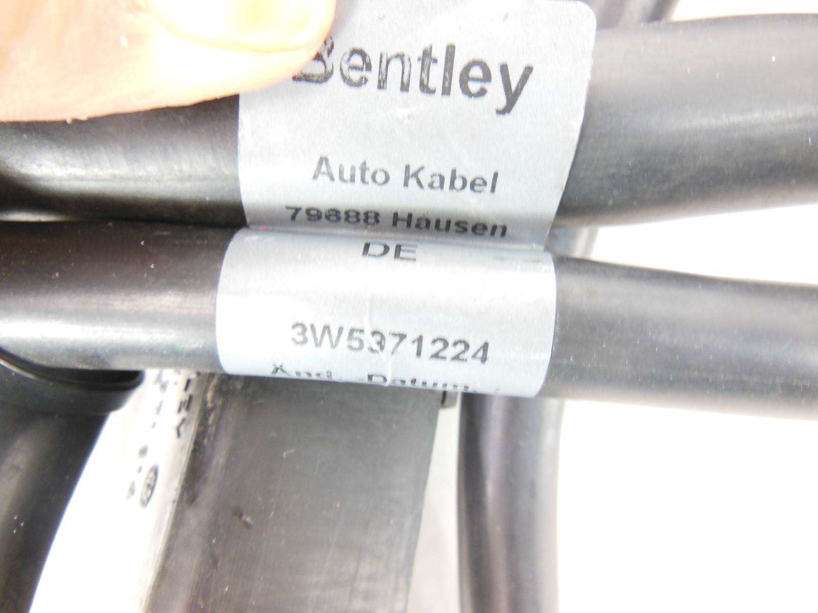 2006 Bentley Continental Flying Spur Battery Cable Pair Set OEM 53K 3W5371224