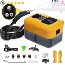 Handheld Steam Cleaner 2500W High Pressure Compact Flexible Hose 14 Tools New