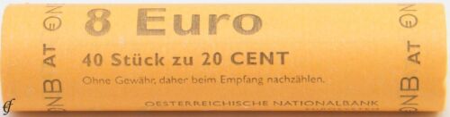 Rotolo Austria 20 centesimi 2011 con 40 monete nuovo di zecca - Foto 1 di 1